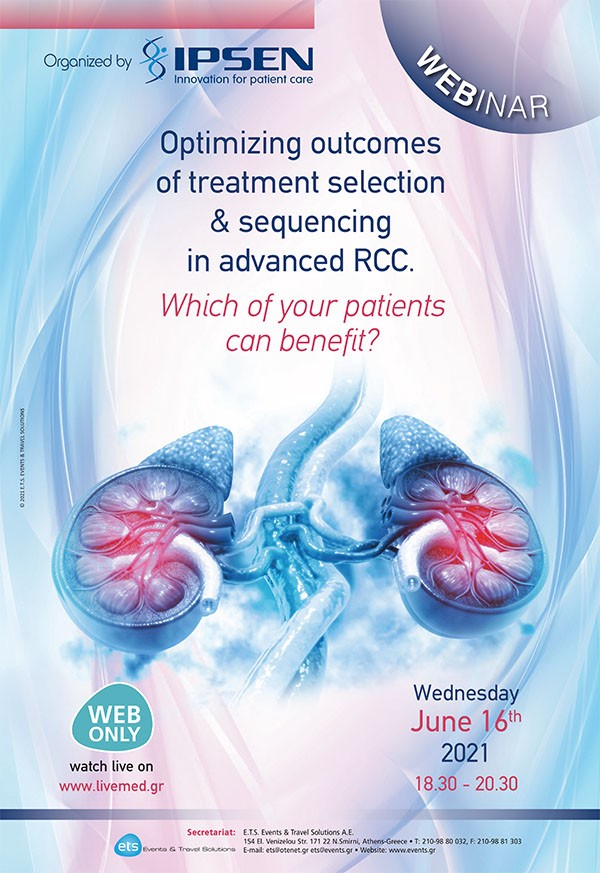 Webinar: Optimizing outcomes of treatment selection & sequencing in advanced RCC. Which of your patients can benefit?