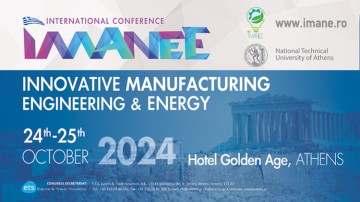 International Conference IMANEE-INNOVATIVE MANUFACTURING ENGINEERING & ENERGY